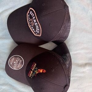 Black Mesh Trucker Hats - Watershed Distillery / Hueston Woods Design